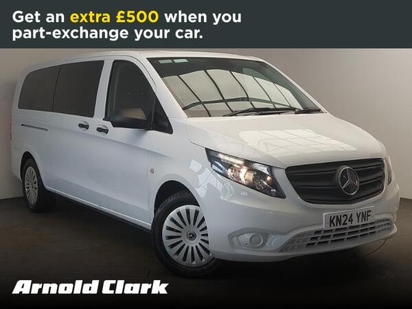 Mercedes-Benz Vito 2.1 114 CDI PRO Tourer Double Cab 5dr Diesel G-Tronic RWD L3 Euro 6 (s/s) (XLWB) (136 ps)